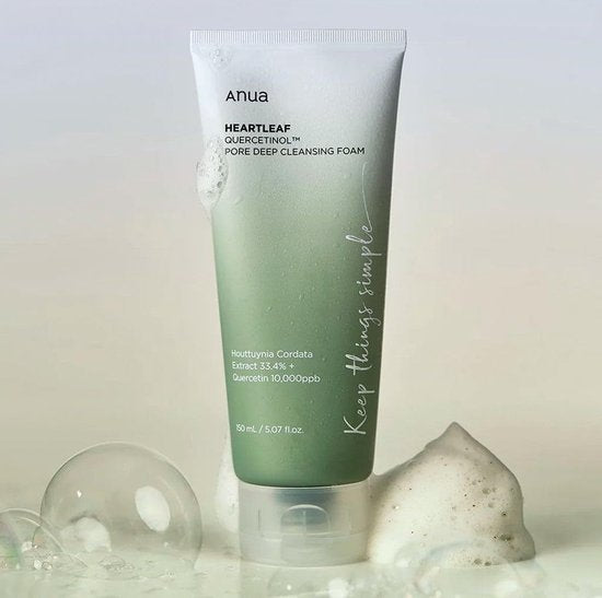 ANUA - Heartleaf Quercetinol Pore Deep Cleansing Foam - Koreanische Hautpflege - 150 ml