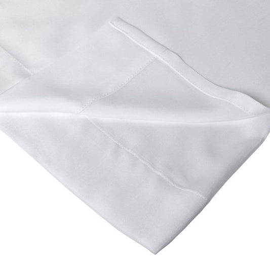 Home by TEMPUR - Topper Spannbetttuch - 90 x 200 x 9 cm - Weiß & Bambusfasern - Seidenweich & reizarm - Schlafzimmer & Komfort - Trocknerfest und knitterfrei