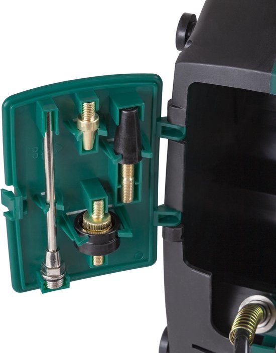 VONROC Tragbarer Kompressor - 1100W - 8 bar - Ölfrei - 180 l/m - Inkl. 11 Zubehörteile
