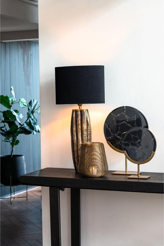 Light & Living Windlicht Adeta – Gold – Ø 22,5 cm – Modern