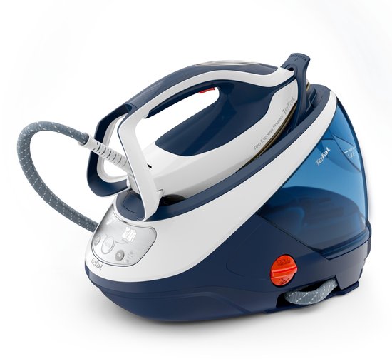 Tefal - Pro Express Protect GV9221 - Dampferzeuger - 2600W - 7,6 Bar Dampfdruck - 550 g/min Dampfstoß - Durilium AirGlide Bügelsohle - 1,8L abnehmbarer Wassertank - Automatische Abschaltung - Anti-Kalk-System