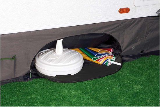Bo-Camp - Wohnwagen-Zugluftstopper - Universal deluxe - Mit Staufach