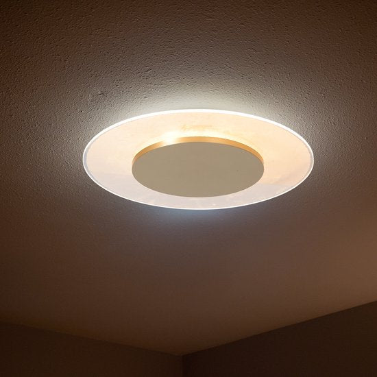 Steinhauer - Deckenleuchte - Lido - gold - Metall - Ø 36cm - LED - 7798GO