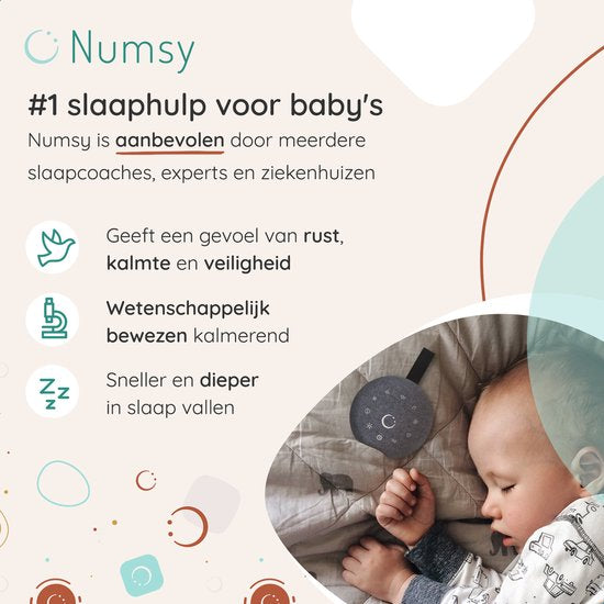 Numsy - Move White Noise Machine Baby - Weißes Rauschen Maschine