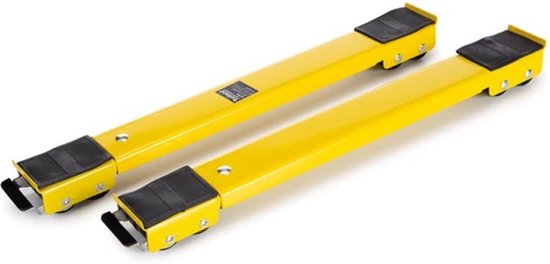 Toolland Ausziehbare Möbelrollen, 2-teilig, ausziehbar von 44,5 cm auf 70 cm, Tragfähigkeit 250 kg