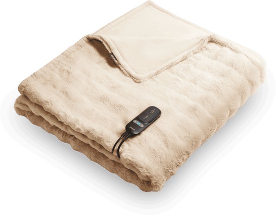 Duux Yentl Bubble Electric Wärmedecke 200x200 cm - 9 Einstellungen - Beige