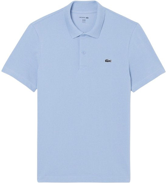 Lacoste Poloshirt, atmungsaktiv, hellblau – Größe L – Herren