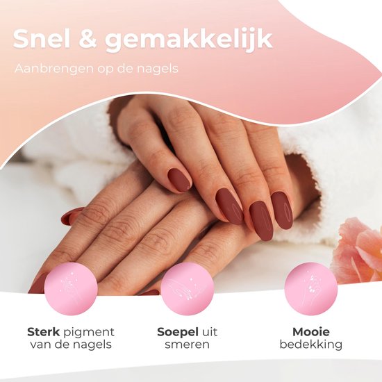 Moods Gellac 6-teiliges Set - Gel-Nagellack Starter Pack - Gel-Nagellack - 8ML - Autumn Glow - Gellac - Nägel - Chic Colours