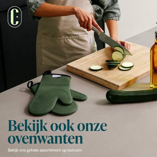 Castagnola Küchenschürze - Wasser- und schmutzabweisend - Professionelle Kochschürze - Schürze für Frauen und Männer - Catering-Schürze - Unisex - Verstellbare Schnalle - Extra große Fächer - Schwarz
