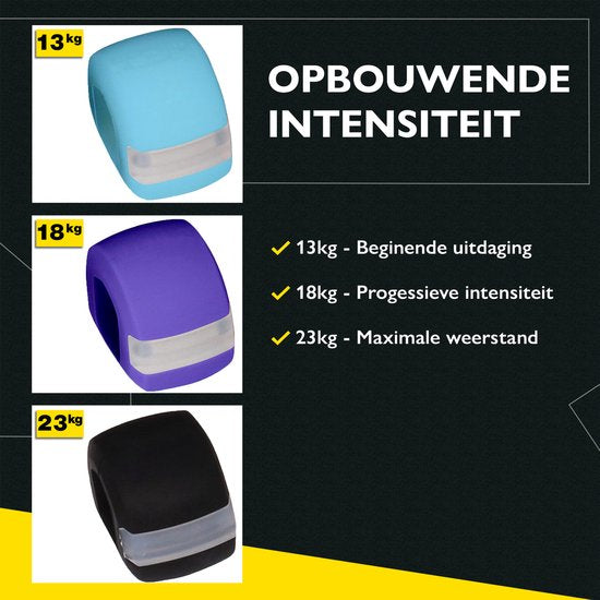 Zoluko Professional Jawline Trainer Set - Inkl. Kette und Aufbewahrungsboxen - 3 Stufen - Jaw Trainer Männer und Frauen - Jaw Trainer - Jawline Trainer - Jaw Trainer - Lower Chin Trainer - Lower Chin Slimming