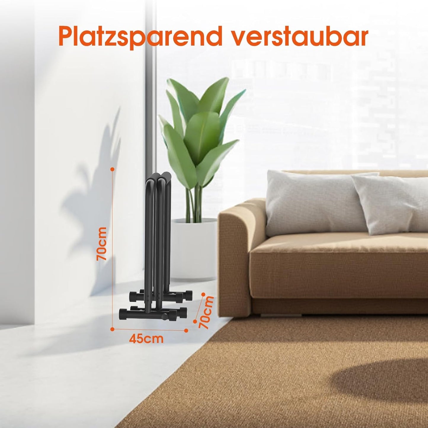 DH FitLife Dip Bars | Dip Station | Kraftstation Fitnessgeräte für Zuhause | Parallettes Calisthenics Trainingsgeräte | Krafttraining 80-100 cm individuell einstellbar