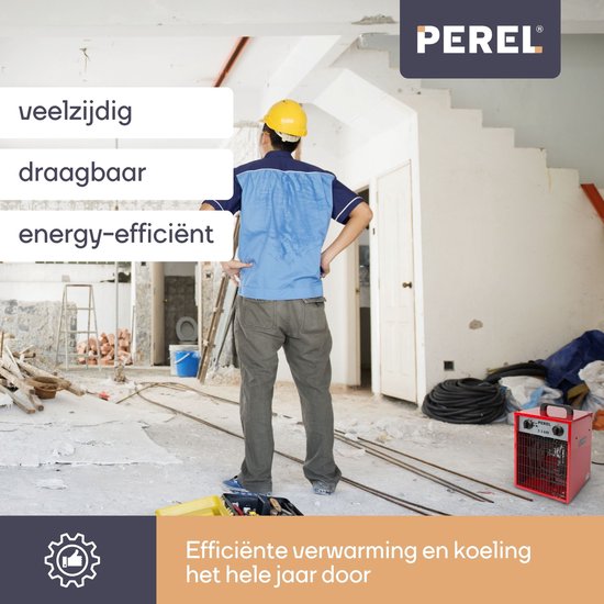 Perel Heizlüfter, für den Innenbereich, 2 Heizstufen, 3300 W