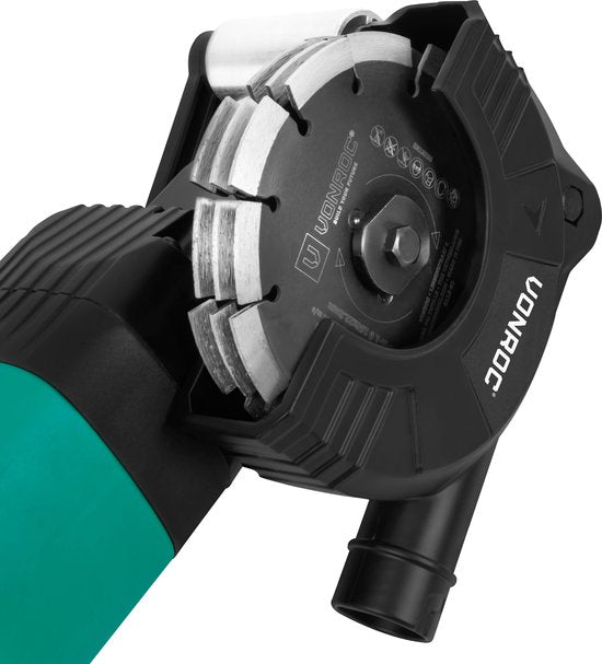 VONROC PRO Graben- Wandfräse - 2400W -150MM - 3-in-1 Klinge. - Inkl. Staubsauger-Adapter