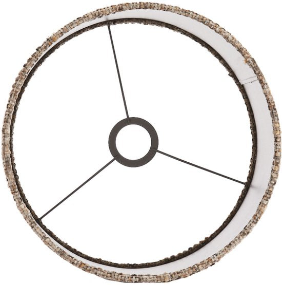 Light & Living – Lampenschirm – Osire – grau – Stoff – Ø 30 cm – E27 – 2230988