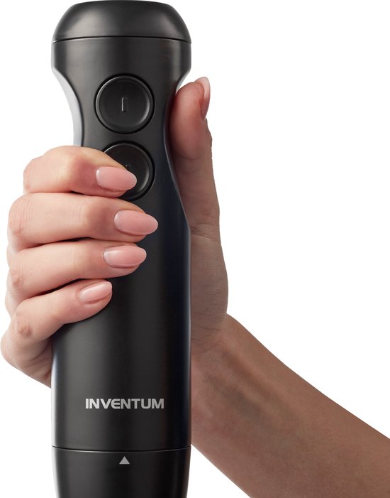 Inventum MX350B - Stabmixer-Set - Zerkleinerer - Schneebesen - 350W - 2 Geschwindigkeiten - Schwarz