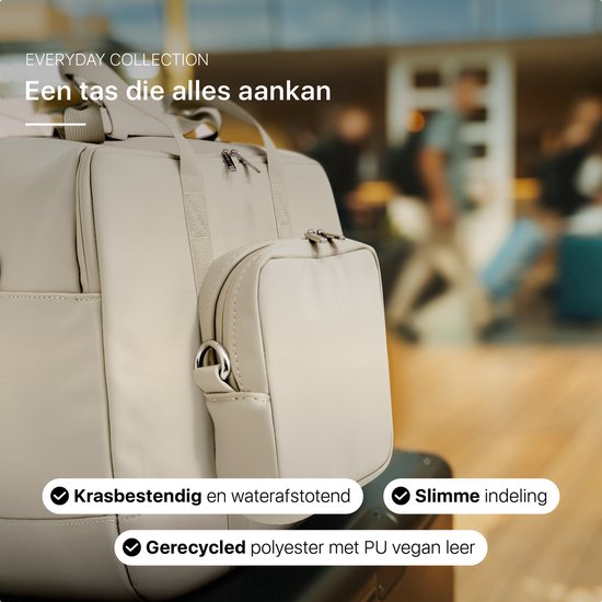 ONYX Underseater - Seesack 28L - Luxus Reisetasche Handgepäck - Geeignet für Frauen und Männer - Wochenendtasche Elfenbeinweiß