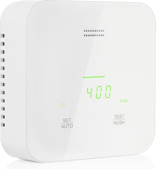 Smartwares FGA-13900 – Luftqualitätsmessgerät für Kohlendioxid – CO₂-Alarm – 85 dB – 3 Sensoren – Sprachansage