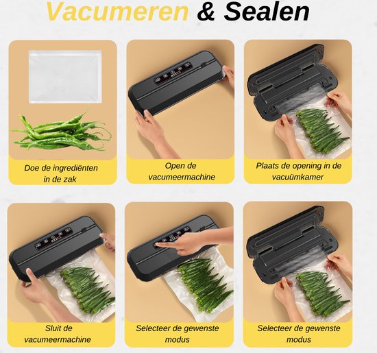 VAIVE Vakuumverpackungsmaschine - Foodsaver - Siegelgerät - Vakuummaschine