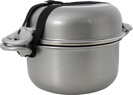 Gimex Pfannenset - Induktion - Silber - 9-teilig