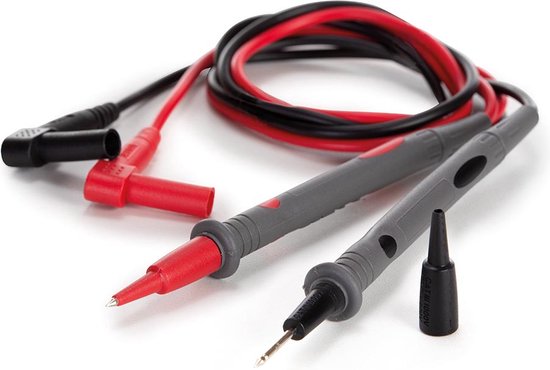 Velleman Digitalmultimeter, Data Hold, berührungslose Spannungserkennung, mit REL-Funktion, geeignet für die Messung von AC/DC-Strom, AC/DC-Spannung, Widerstand, Frequenz, Temperatur, Durchgang, inklusive Messleitungen