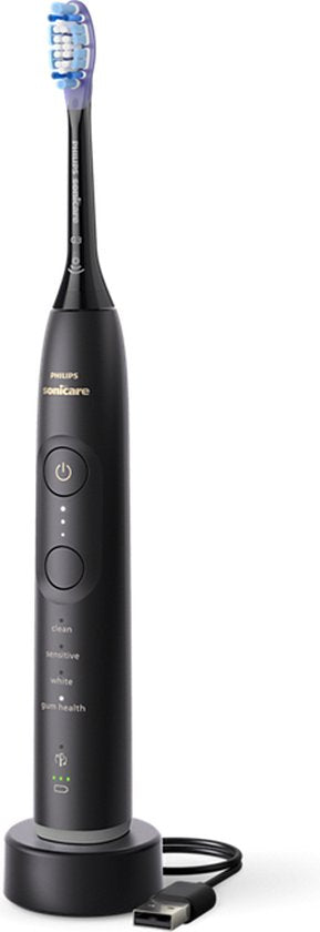 Philips Sonicare 7100 Series - Elektrische Zahnbürste - Schwarz - Reiseetui - Gesünderes Zahnfleisch - HX7421/01