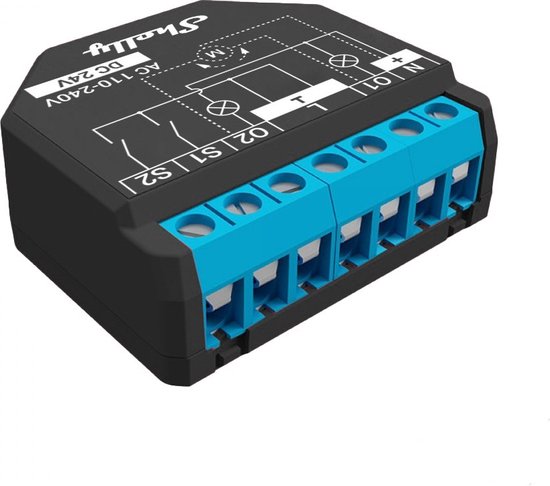 Shelly Shelly Plus 2PM Schaltbarer Messantrieb WiFi, Bluetooth