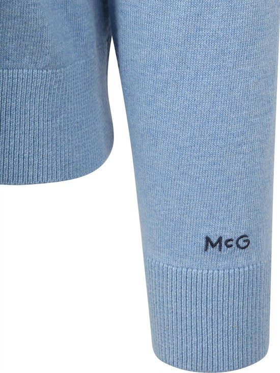 McGregor Pullover Merinowolle Eisblau - Größe XXL - Herren - Pullover