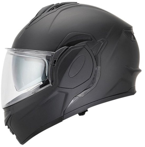 APEX MI200 Solid Matt Black System Helm - Größe XL - Helm