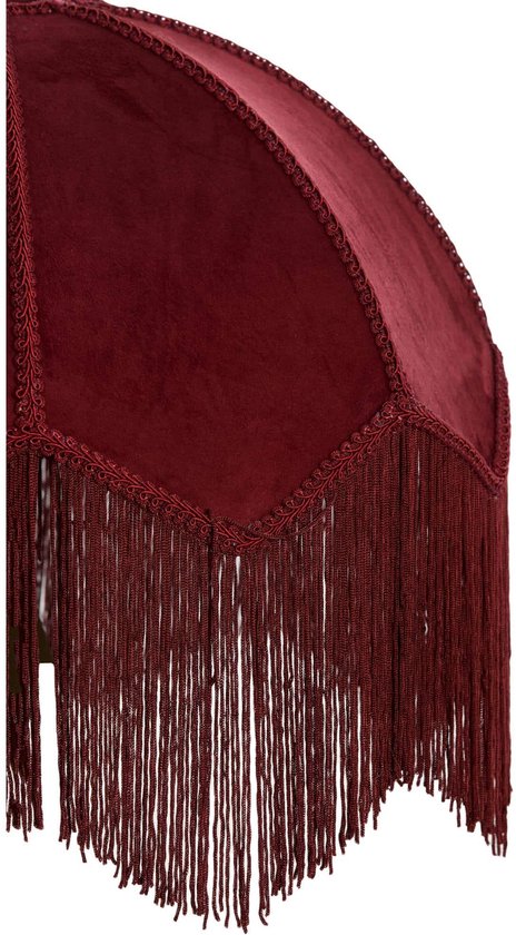 Light & Living Lampenschirm Malacia – Dunkelrot – Ø 35 cm – Modern