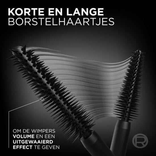 L'Oréal Volume Million Lashes Panorama Mascara Dunkelbraun - 3 x 8 ml - Sparpackung