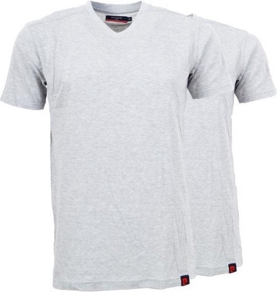 Pierre Cardin - Men's Tee SS 2er-Pack T-Shirts - Grau - Größe L