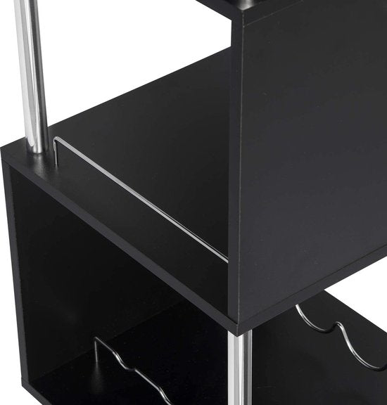 Rootz Bartisch - Bistroständer - Stehpult - Serviertisch - Kneipentisch - Esstisch - Entertainment Station - Schwarz - 113x40x105cm