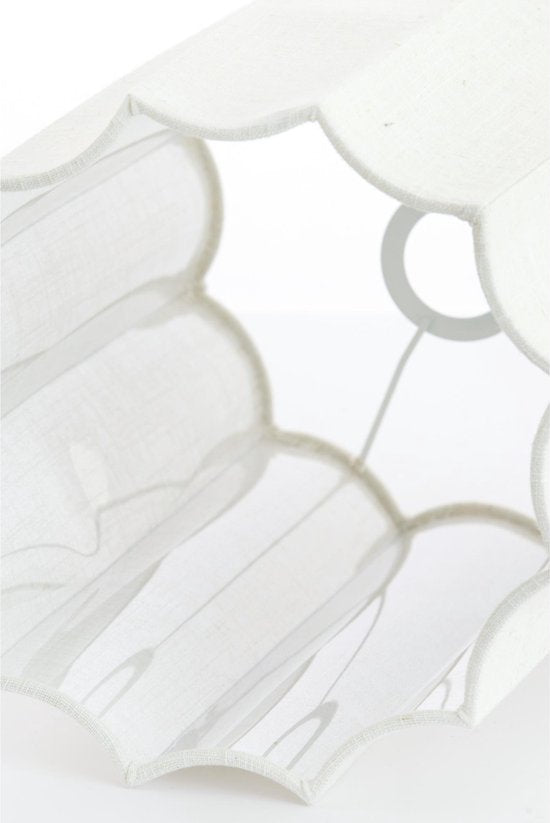 Light & Living Zylinder-Lampenschirm Disli – Weiß – Ø 18 cm – Modern