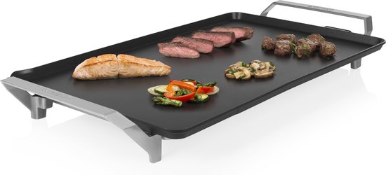 Princess Griddle 103120 - Table Chef Premium - Griddle - Gourmet - Large 60x36 cm - 2500W - Einstellbarer Thermostat - 1,5 Meter Kabel - Teppanyaki - Doppeltes Heizelement - Extra schnelle Aufheizung