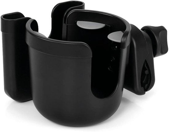 Safe Life® universal Cup Holder & Phone Holder - für Rollator, Rollstuhl, Kinderwagen & mehr