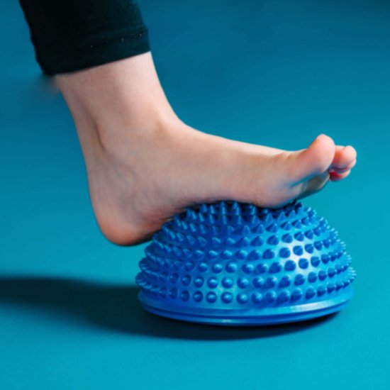 Umbro Balance Ball - 2 Stück - ⌀ 16 x 8 CM - bis zu 150 KG - Balance Sheet - Balance Sheet - Blau