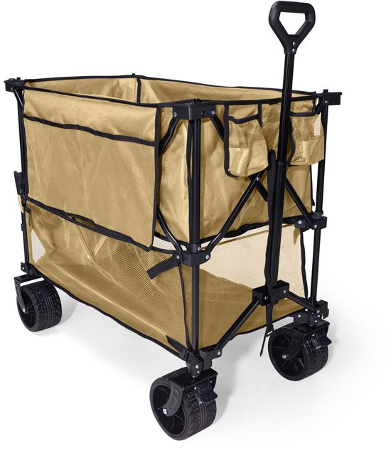 Herr Fold Bolderkar - XXL - faltbar - 400L - Beige