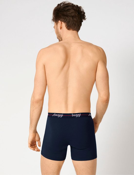 Sloggi Start Hipster Herrenslips 2er-Pack - rot & marineblau - Größe XXL