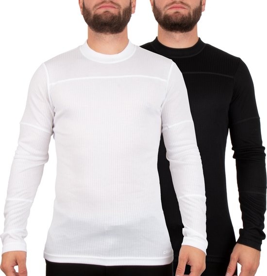 Craft - Core 2er-Pack Baselayer - Thermoshirt - Schwarz/Weiß - Männer - L