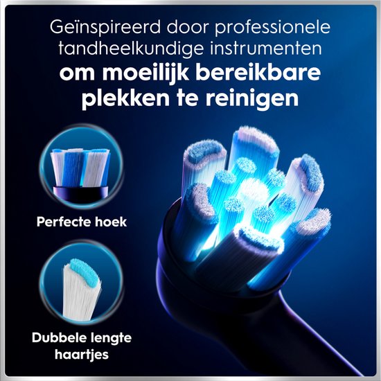 Oral-B iO 6 Elektrische Zahnbürste, Doppelpack – Schwarz und Rosa – 3 Aufsteckbürsten – Premium-Reisetui