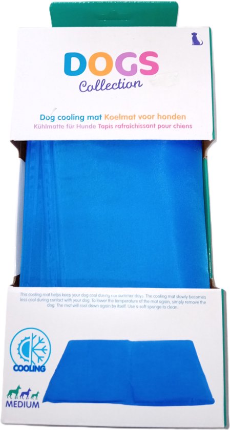 Kühlmatte für Hunde – 65 x 50 cm – Blau