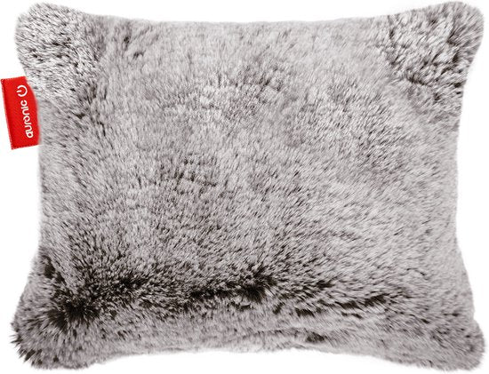 Auronic Wärmekissen - Teddy - 45x60 - Kabellos - Wiederaufladbar - Elektrisches Kissen - Infrarot - Grau