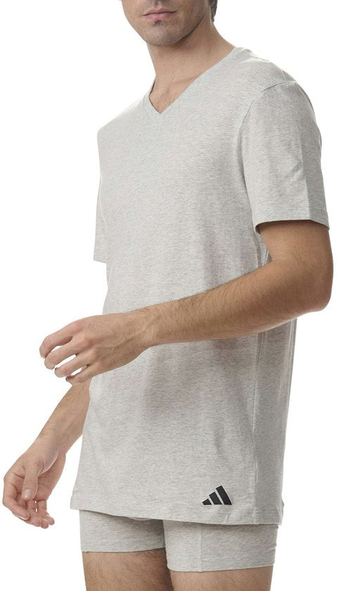 Adidas Herren V-Ausschnitt Shirt (3er-Pack) - Größe XL
