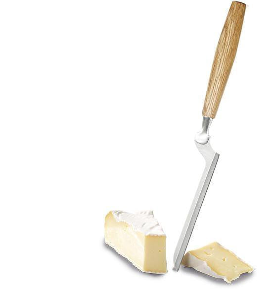 Boska Käsemesser Soft Oslo No.1 - Käsemesser Weichkäse - Briemesser - Antihaft-Käsemesser - Käsemesser Holzgriff - Küchenutensilien - Küchenzubehör - Lebenslange Garantie