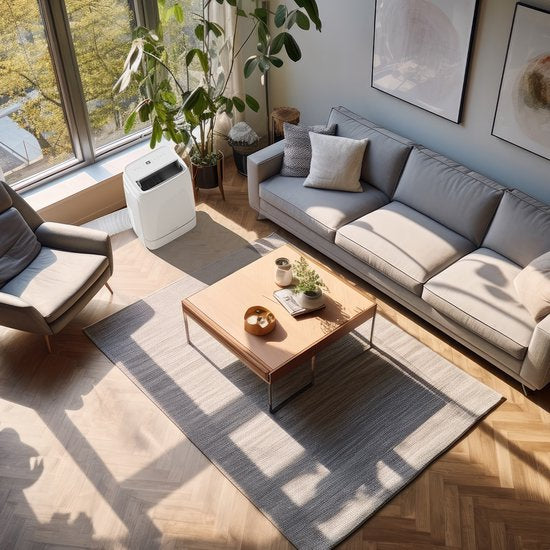 Auronic Mobile Air Conditioner - 12.000 BTU - 4-in-1 - Mit 2 Fensterdichtungs-Kits - Schlafzimmer - Wohnzimmer - Kühlen bis zu 35 m² - Weiß