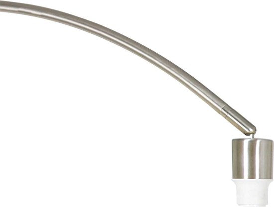 Mexlite Bogenlampe Solva - Höhe 185 cm - Metall - Grau
