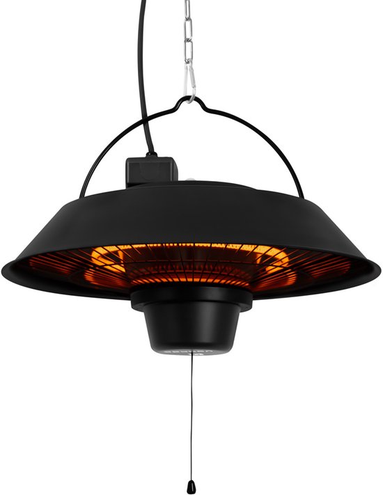 VONROC Atmosphärischer Terrassenstrahler - Heizstrahler Ustica - Infrarot - 1500W - Hoher Wirkungsgrad - Kohlefaserlampe