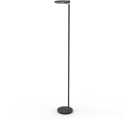 Steinhauer Stehleuchte Turound - schwarz - Metall - 27 cm - eingebautes LED-Modul - 2993ZW
