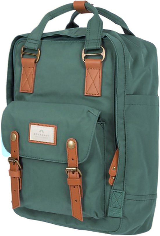 Doughnut Laptop-Rucksack / Rucksack / Schultasche - 14 Zoll - Macaroon 14 - Schiefergrün