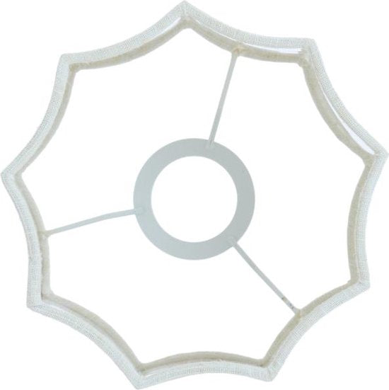 Light & Living Zylinder-Lampenschirm Disli – Weiß – Ø 18 cm – Modern